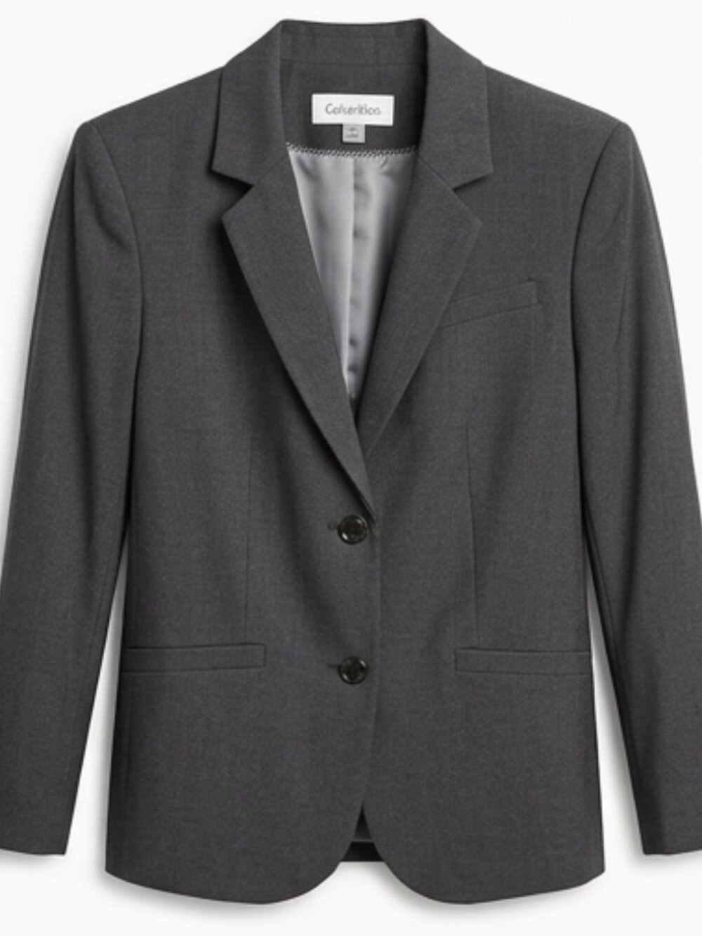 Calvin Klein Plus Two-Button Suit Jacket